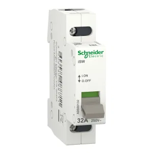 Schneider Electric Acti 9 iSW A9S60132 выключатель нагрузки 1P 32 А (ШНАЙДЕР) Schneider Electric Acti 9 iSW A9S60132 выключатель нагрузки 1P 32 А (ШНАЙДЕР)