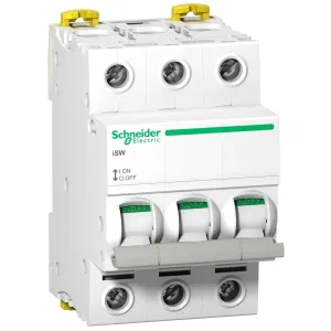 Schneider Electric Acti 9 iSW A9S65340 - выключатель нагрузки 3P 40 А 240 В (ШНАЙДЕР) Schneider Electric Acti 9 iSW A9S65340 - выключатель нагрузки 3P 40 А 240 В (ШНАЙДЕР)