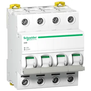 Schneider Electric Acti 9 iSW A9S65463 (выключатель нагрузки 4P, 63 А, IP20) (ШНАЙДЕР) Schneider Electric Acti 9 iSW A9S65463 (выключатель нагрузки 4P, 63 А, IP20) (ШНАЙДЕР)