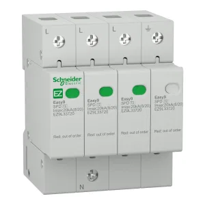 Schneider Electric EZ9L33720 УЗИП Easy9 3P+N 20 кА (ШНАЙДЕР) Schneider Electric EZ9L33720 УЗИП Easy9 3P+N 20 кА (ШНАЙДЕР)