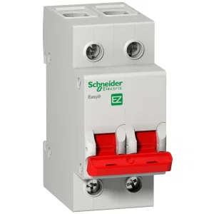 Schneider Electric Easy9 EZ9S16240 - выключатель-разъединитель 2P 40 А 400 В (ШНАЙДЕР) Schneider Electric Easy9 EZ9S16240 - выключатель-разъединитель 2P 40 А 400 В (ШНАЙДЕР)