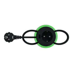 Schneider Electric INS44005 Встраиваемый блок с розеткой 2К+З и USB A, антрацит (ШНАЙДЕР) Schneider Electric INS44005 Встраиваемый блок с розеткой 2К+З и USB A, антрацит (ШНАЙДЕР)