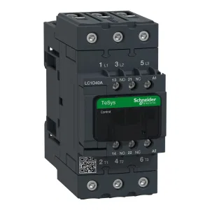 Schneider Electric LC1D40AM7 Контактор TeSys Deca 3P 40 А 220 В AC (ШНАЙДЕР) Schneider Electric LC1D40AM7 Контактор TeSys Deca 3P 40 А 220 В AC (ШНАЙДЕР)
