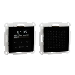 MTN4375-0303 SE MERTEN SM ЦИФРОВОЕ РАДИО динамик и радиоблок, ЧЕРНЫЙ (ШНАЙДЕР) MTN4375-0303 SE MERTEN SM ЦИФРОВОЕ РАДИО динамик и радиоблок, ЧЕРНЫЙ (ШНАЙДЕР)