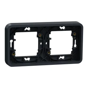 Schneider Electric Mureva Styl рамка 2 поста MUR34101 SE, антрацит, IP55 (ШНАЙДЕР) Schneider Electric Mureva Styl рамка 2 поста MUR34101 SE, антрацит, IP55 (ШНАЙДЕР)