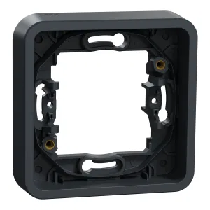 Schneider Electric MUR34107 — рамка 1-постовая, антрацит, IP55 (ШНАЙДЕР) Schneider Electric MUR34107 — рамка 1-постовая, антрацит, IP55 (ШНАЙДЕР)