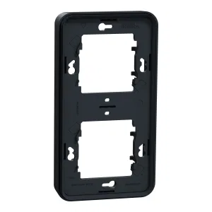 Schneider Electric MUR34151 — двухпостовая вертикальная рамка, антрацит, IP55 (ШНАЙДЕР) Schneider Electric MUR34151 — двухпостовая вертикальная рамка, антрацит, IP55 (ШНАЙДЕР)