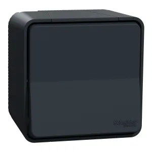 MUR35021 Выключатель одноклавишный проходной Schneider Electric Mureva Styl, на клеммах, в сборе с коробкой, антрацит (ШНАЙДЕР) MUR35021 Выключатель одноклавишный проходной Schneider Electric Mureva Styl, на клеммах, в сборе с коробкой, антрацит (ШНАЙДЕР)
