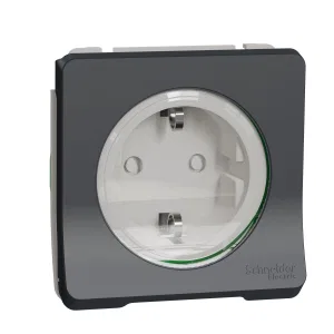 Schneider Electric MUR36134 - розетка Mureva S, 16 А, IP55, с заземлением и шторками (ШНАЙДЕР) Schneider Electric MUR36134 - розетка Mureva S, 16 А, IP55, с заземлением и шторками (ШНАЙДЕР)