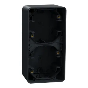 Schneider Electric Mureva Styl MUR37912 бокс для накладного вертикального монтажа, 2 поста, антрацит, IP55 (ШНАЙДЕР) Schneider Electric Mureva Styl MUR37912 бокс для накладного вертикального монтажа, 2 поста, антрацит, IP55 (ШНАЙДЕР)