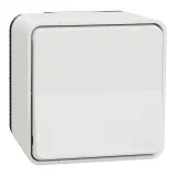 MUR39026 SE MUREVA S, КНОПОЧНЫЙ ВЫКЛЮЧАТЕЛЬ открытой установки, БЕЛЫЙ, IP55