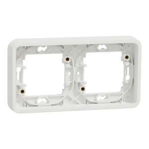 MUR39101 SE MUREVA S, РАМКА, 2-постовая, горизонтальная, БЕЛЫЙ, IP55 (ШНАЙДЕР) MUR39101 SE MUREVA S, РАМКА, 2-постовая, горизонтальная, БЕЛЫЙ, IP55 (ШНАЙДЕР)