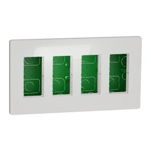 Schneider Electric UNICA SYSTEM+ блок скрытой установки 4х2, белый, NU174418 (ШНАЙДЕР) Schneider Electric UNICA SYSTEM+ блок скрытой установки 4х2, белый, NU174418 (ШНАЙДЕР)