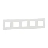 Schneider Electric Unica Studio NU201018 рамка на 5 постов, белый