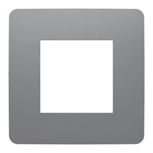 Schneider Electric NU280221 рамка UNICA STUDIO 1-постовая, дымчато-серый / белый (ШНАЙДЕР) Schneider Electric NU280221 рамка UNICA STUDIO 1-постовая, дымчато-серый / белый (ШНАЙДЕР)