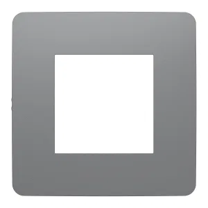 Schneider Electric NU280222 рамка UNICA STUDIO 1-постовая, дымчато-серый / антрацит (ШНАЙДЕР) Schneider Electric NU280222 рамка UNICA STUDIO 1-постовая, дымчато-серый / антрацит (ШНАЙДЕР)