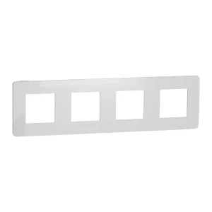 Schneider Electric UNICA STUDIO Color рамка 4-постовая NU280818, белый/белый (ШНАЙДЕР) Schneider Electric UNICA STUDIO Color рамка 4-постовая NU280818, белый/белый (ШНАЙДЕР)