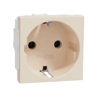 NU303644 SE UNICA MODULAR РОЗЕТКА с заземл., без шторок, винт. зажим, 16А, 250В, 2 мод, БЕЖЕВЫЙ (ШНАЙДЕР) NU303644 SE UNICA MODULAR РОЗЕТКА с заземл., без шторок, винт. зажим, 16А, 250В, 2 мод, БЕЖЕВЫЙ (ШНАЙДЕР)