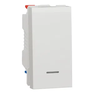 Schneider Electric UNICA MODULAR NU310318S, переключатель 1-клавишный, с нейтралью, схема 6а, 1 модуль, белый (ШНАЙДЕР) Schneider Electric UNICA MODULAR NU310318S, переключатель 1-клавишный, с нейтралью, схема 6а, 1 модуль, белый (ШНАЙДЕР)