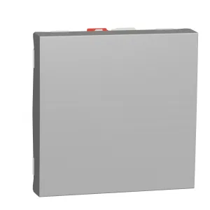 Schneider Electric Unica Modular NU320330 проходной переключатель, 2 модуля, алюминий (ШНАЙДЕР) Schneider Electric Unica Modular NU320330 проходной переключатель, 2 модуля, алюминий (ШНАЙДЕР)