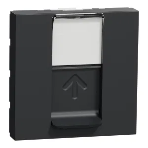Schneider Electric NU341154 розетка компьютерная одиночная Unica Modular, RJ45, Cat. 5e, антрацит (ШНАЙДЕР) Schneider Electric NU341154 розетка компьютерная одиночная Unica Modular, RJ45, Cat. 5e, антрацит (ШНАЙДЕР)