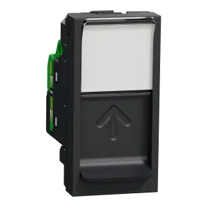 Schneider Electric NU341454 розетка компьютерная RJ45, категория 6, антрацит (ШНАЙДЕР) Schneider Electric NU341454 розетка компьютерная RJ45, категория 6, антрацит (ШНАЙДЕР)