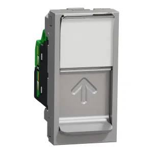 NU341630 SE UNICA MODULAR РОЗЕТКА компьютерная, RJ45, одиночная, кат. 6 STP, 1 модуль, АЛЮМИНИЙ (ШНАЙДЕР) NU341630 SE UNICA MODULAR РОЗЕТКА компьютерная, RJ45, одиночная, кат. 6 STP, 1 модуль, АЛЮМИНИЙ (ШНАЙДЕР)