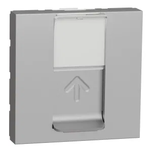 NU341730 SE UNICA MODULAR РОЗЕТКА компьютерная, RJ45, одиночная, кат. 6 STP, 2 модуля, АЛЮМИНИЙ (ШНАЙДЕР) NU341730 SE UNICA MODULAR РОЗЕТКА компьютерная, RJ45, одиночная, кат. 6 STP, 2 модуля, АЛЮМИНИЙ (ШНАЙДЕР)