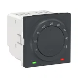 NU350354 SE UNICA MODULAR ТЕРМОСТАТ теплого пола, 10А, выносной термодатчик, АНТРАЦИТ