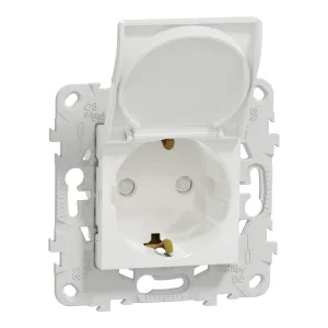 Schneider Electric NU503718TA розетка с заземлением, со шторками, с крышкой, 16 А, 250 В (ШНАЙДЕР) Schneider Electric NU503718TA розетка с заземлением, со шторками, с крышкой, 16 А, 250 В (ШНАЙДЕР)