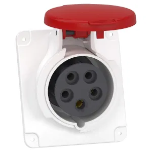 Schneider Electric PratiKa PKF16F435 - панельная угловая розетка 16 А, 3P+N+PE, IP44 (ШНАЙДЕР) Schneider Electric PratiKa PKF16F435 - панельная угловая розетка 16 А, 3P+N+PE, IP44 (ШНАЙДЕР)