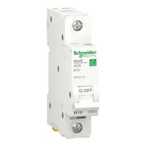 R9F02110 Автоматический выключатель Schneider Electric Resi9, 1 полюс, 10A, тип B, 6kA (ШНАЙДЕР) R9F02110 Автоматический выключатель Schneider Electric Resi9, 1 полюс, 10A, тип B, 6kA (ШНАЙДЕР)