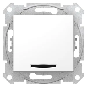 SDN1400121 Выключатель одноклавишный с подсветкой Schneider Electric Sedna, на винтах, белый (ШНАЙДЕР) SDN1400121 Выключатель одноклавишный с подсветкой Schneider Electric Sedna, на винтах, белый (ШНАЙДЕР)