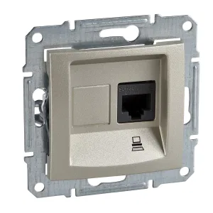 Schneider Electric SDN4300168 Розетка компьютерная, титан (ШНАЙДЕР) Schneider Electric SDN4300168 Розетка компьютерная, титан (ШНАЙДЕР)