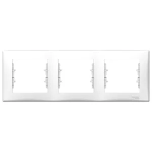 Schneider Electric Sedna SDN5800521 рамка 3-постовая, белая (ШНАЙДЕР) Schneider Electric Sedna SDN5800521 рамка 3-постовая, белая (ШНАЙДЕР)