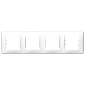 Schneider Electric SDN5800721 Рамка Schneider Electric Sedna на 4 поста, горизонтальная, белая (ШНАЙДЕР) Schneider Electric SDN5800721 Рамка Schneider Electric Sedna на 4 поста, горизонтальная, белая (ШНАЙДЕР)