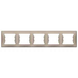 Schneider Electric Sedna SDN5800968 Рамка на 5 постов, горизонтальная, титан (ШНАЙДЕР) Schneider Electric Sedna SDN5800968 Рамка на 5 постов, горизонтальная, титан (ШНАЙДЕР)