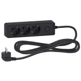Schneider Electric Unica Extend ST9433B - удлинитель, 3 розетки, 3 м, черный