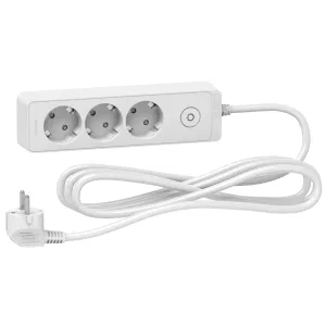 Schneider Electric UNICA EXTEND ST9433W удлинитель 3 розетки, 3 м, белый (ШНАЙДЕР) Schneider Electric UNICA EXTEND ST9433W удлинитель 3 розетки, 3 м, белый (ШНАЙДЕР)