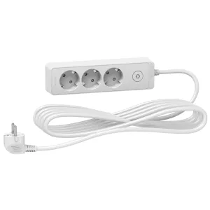 Schneider Electric Unica Extend ST9435W, удлинитель 3 розетки 2К+З, кабель 5 м, белый (ШНАЙДЕР) Schneider Electric Unica Extend ST9435W, удлинитель 3 розетки 2К+З, кабель 5 м, белый (ШНАЙДЕР)