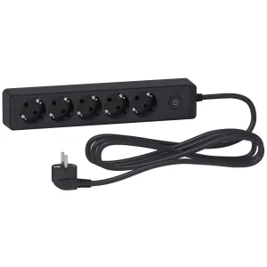 Schneider Electric Unica Extend ST9453B - удлинитель 5 розеток 3 м, черный (ШНАЙДЕР) Schneider Electric Unica Extend ST9453B - удлинитель 5 розеток 3 м, черный (ШНАЙДЕР)