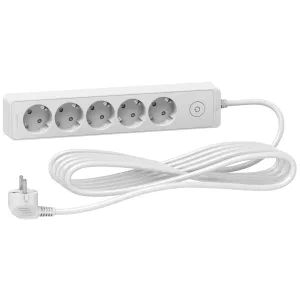 Schneider Electric UNICA EXTEND ST9455W удлинитель 5 розеток, 5 м, белый (ШНАЙДЕР) Schneider Electric UNICA EXTEND ST9455W удлинитель 5 розеток, 5 м, белый (ШНАЙДЕР)